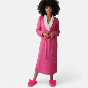 Reasa Martin Vintage Hot Pink Robe - Small